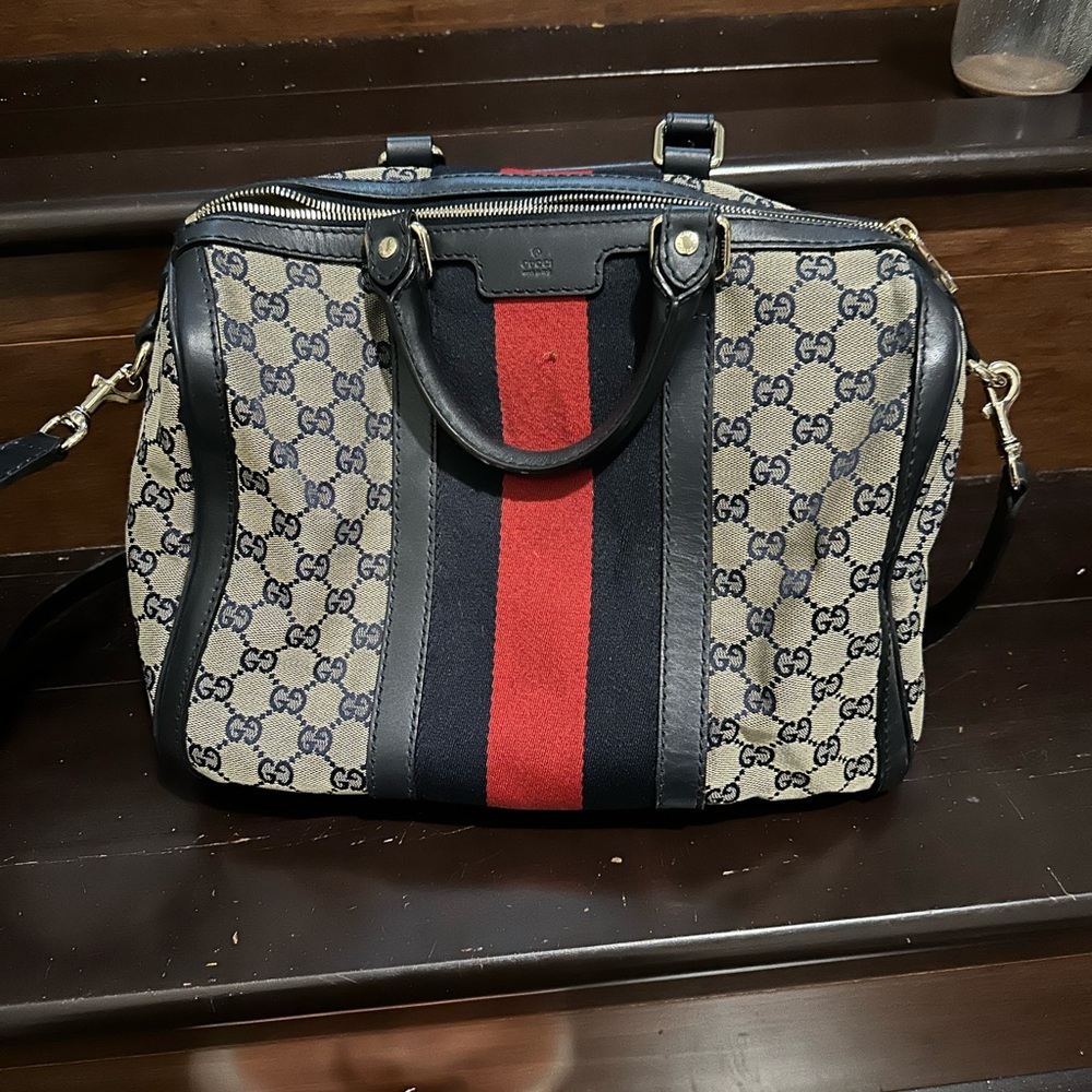 Authentic GUCCI Logo Speedy Bag